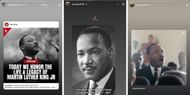 Coco Gauff and Ben Shelton honor Martin Luther King Jr Day (source: Instagram)